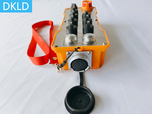 Industrial Remote Control With 7 Lever And 14 Wired IO Outputs