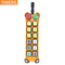 AC36V Wireless Industrial Crane Remote Control 310MHz 12 Single Speed Buttons